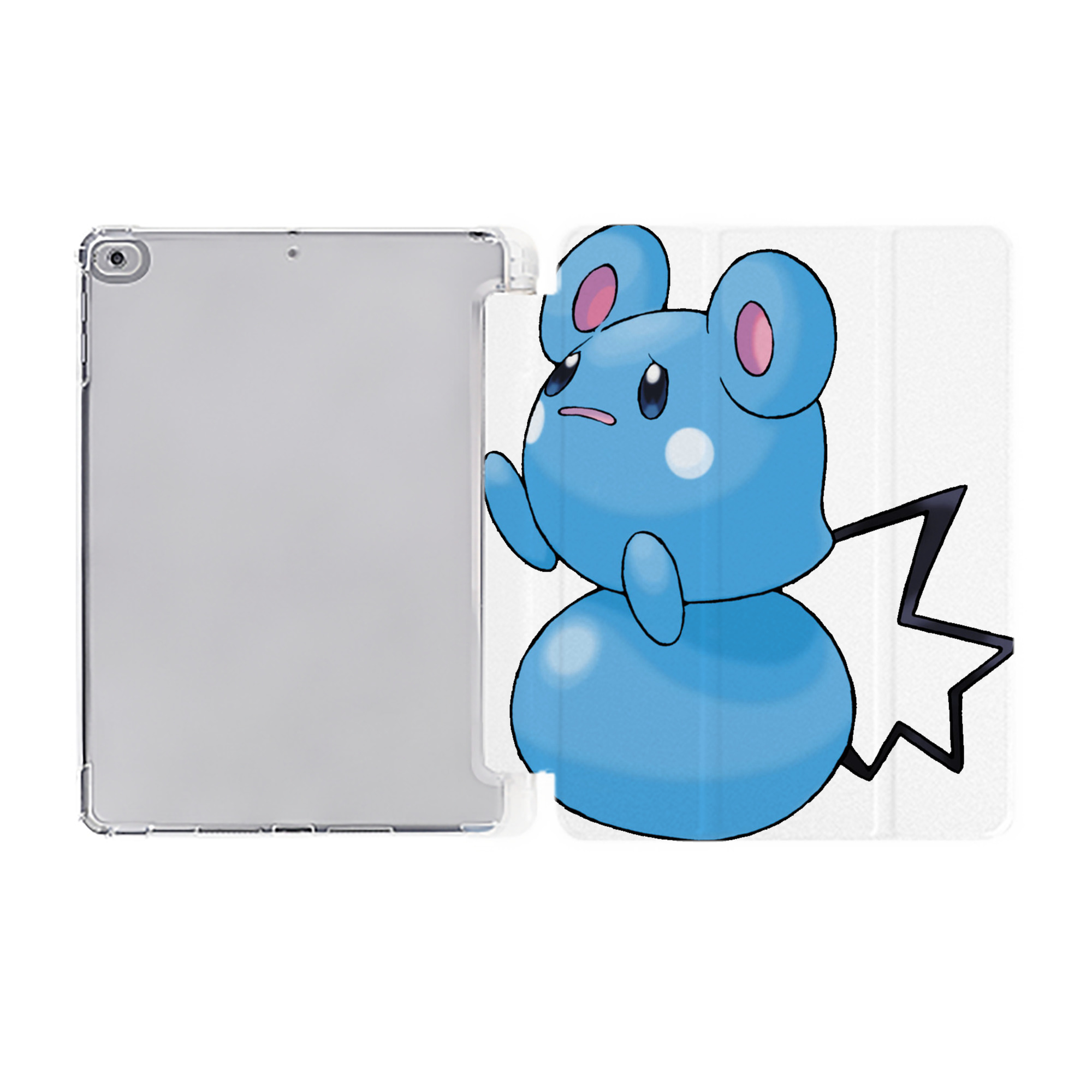 （画像用） ポケットモンスター Pokémon IPad ケース ペン収納付き 三つ折りスタンド PUレザー×シリコン 対応機種9.5/10.5/10.9インチ